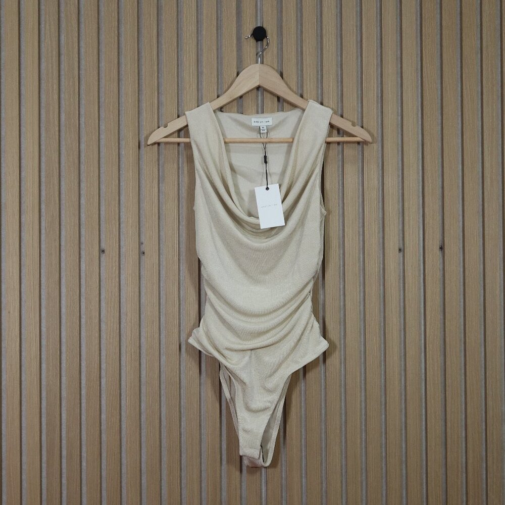 Adelyn Rae Misha Cowl Neck Knit Bodysuit - Picture 4 of 6